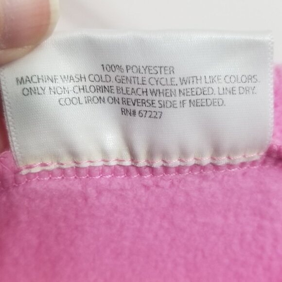 XL fuzzy pink Bobbie Brooks sleepwear long sleeve shirt - Picture 4 of 6